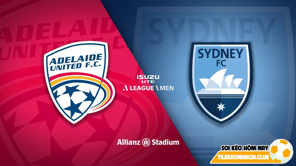 Soi kèo Adelaide United vs Sydney FC 16h00 ngày 13/01/2024 | Soi kèo VĐQG Australia
