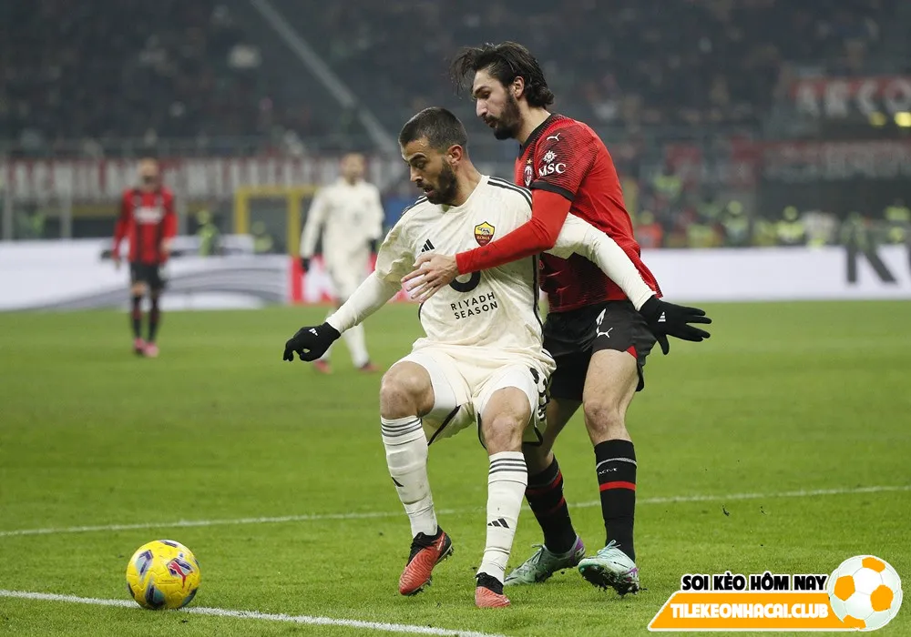 Các số liệu thống kê về AC Milan gặp AS Roma